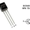 Transistor BJT 100mA 30V NPN BC548 - Image 2