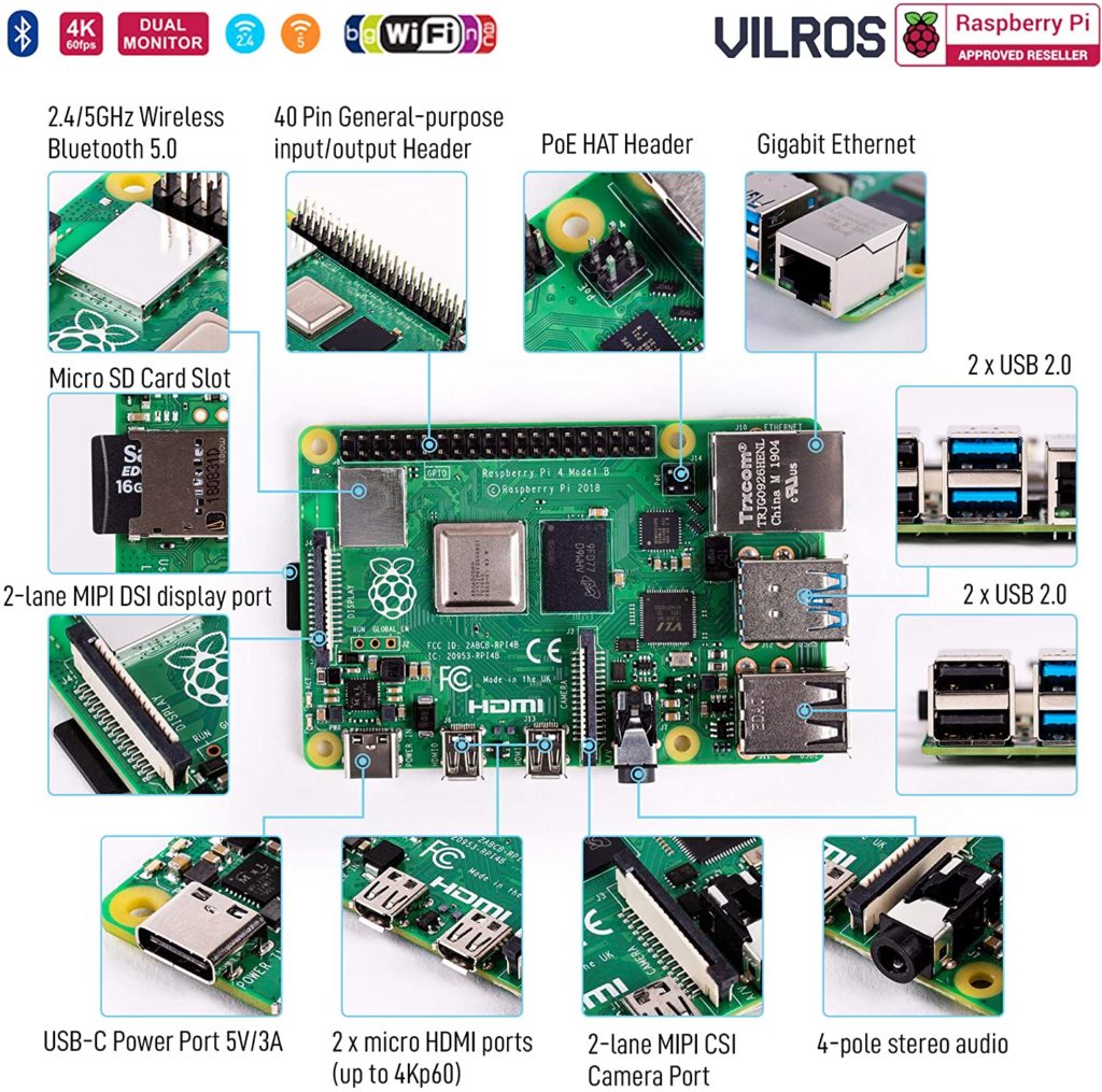 Raspberry Pi 4 Modelo B 8GB RAM - KIT COMPLETO | Digizone
