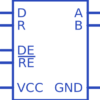 Integrado para Interfaz RS-422/RS485 Bus SN75176BP - Image 3