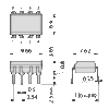 Integrado para Interfaz RS-422/RS485 Bus SN75176BP - Image 2