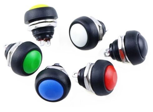 Pulsador Redondo convexo 12mm - Varios Colores - Image 2