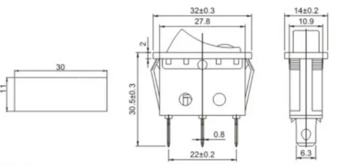 Switch Interruptor KCD3 con Led Indicador - Image 3