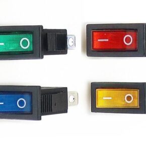 Switch Interruptor Sencillo Iluminado KCD3  - Varios Colores