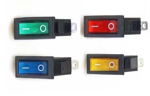 Switch Interruptor Sencillo Iluminado KCD3  - Varios Colores
