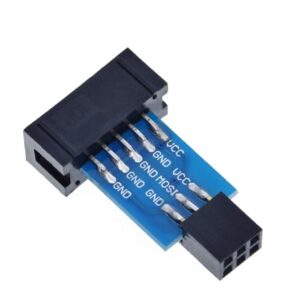 Adaptador 10 a 6 Pines Para Programador USBASP STK500 AVRISP