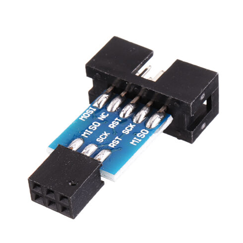 Adaptador 10 a 6 Pines Para Programador USBASP STK500 AVRISP - Image 2