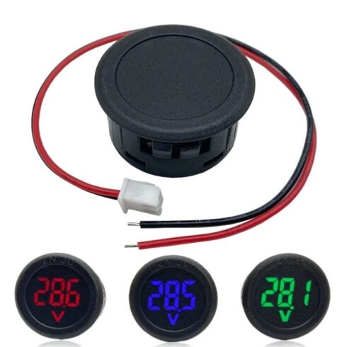 Voltímetro Digital Led para Automóvil - Varios Colores - Image 2