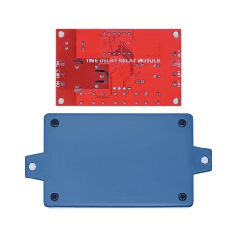 Módulo de relé de retardo de tiempo DC 10A con carcasa- 5V-12V - Image 4